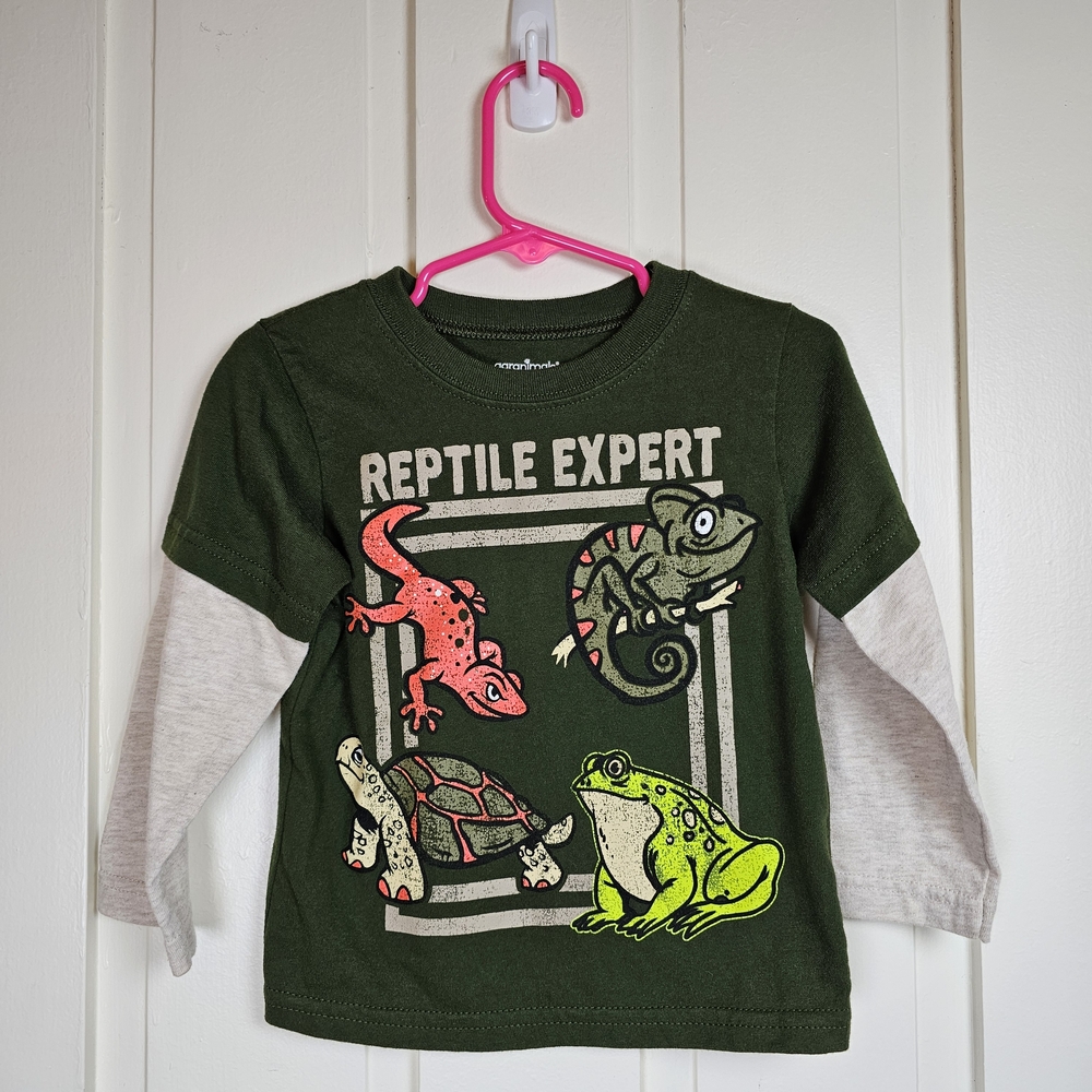 Garanimals boys 2T Reptile Expert Shirt